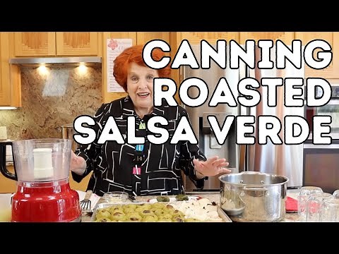 Canning Roasted Salsa Verde