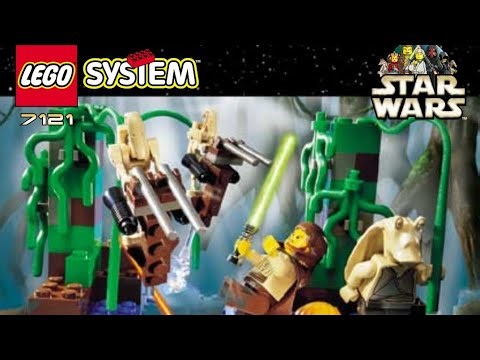 Lego Star Wars: 7121 Naboo Swamp Instructions (1999) 