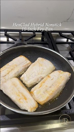 HexClad Hybrid Nonstick 10-Inch Fry Pan 🔥 | Chef-Approved Cookware with Lid