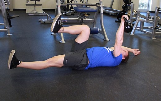 Kettlebell Dead Bug