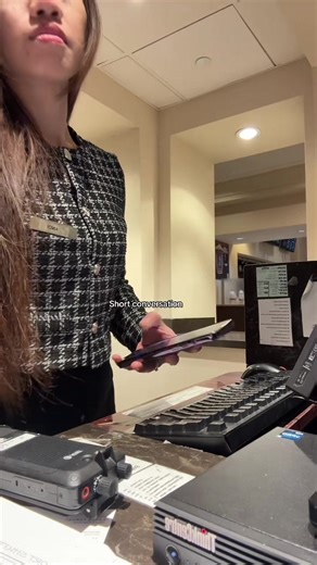 Front Desk Conversation in the United States