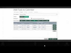 Landscape Scheduling Software - LMN - Scheduing Recurring Service Work (Regular)