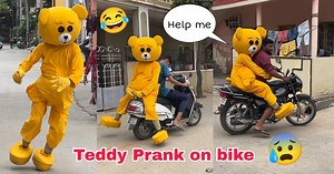 841K views · 46K reactions | Funny teddy prank in public 藍 | Mr Crazy | Facebook