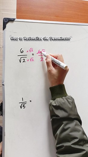 14K views · 228 reactions | How to Rationalize the Denominator #rationalize #math #maths #mathematics | Matematika Asyk | Facebook