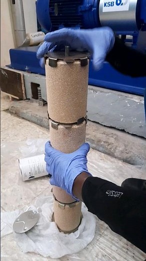 Chiller liquid drier filter!! new liquid drier filter install