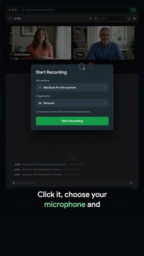 Record a Discord call in one click #shorts