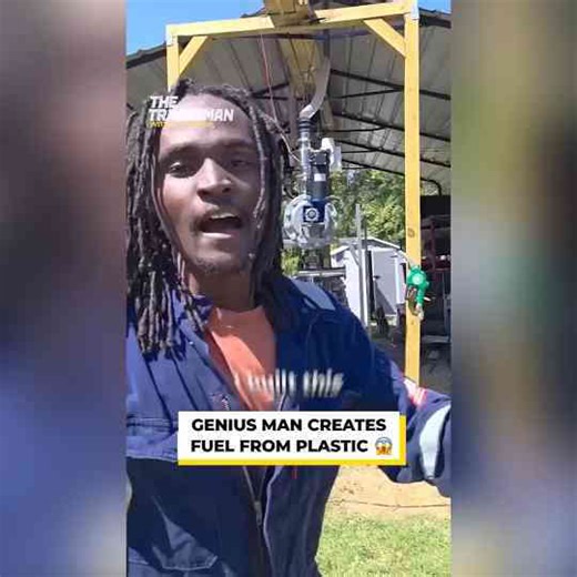 He created fuel from plastic?