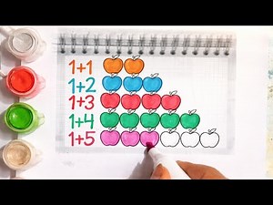 Kids Math Learning | 1 to 5 Addition with Apples 🍎 | Fun Counting for Kids