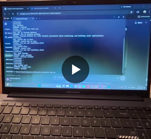#python #ai #voiceassistant #buildinginpublic #sideproject #speechrecognition #studentdeveloper #100daysofcode #opentowork #techstudent | Tanishq Rathore