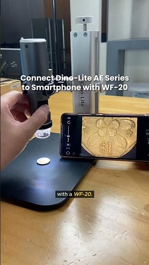 Connect Dino-Lite AF Series to Smartphone Using WF-20