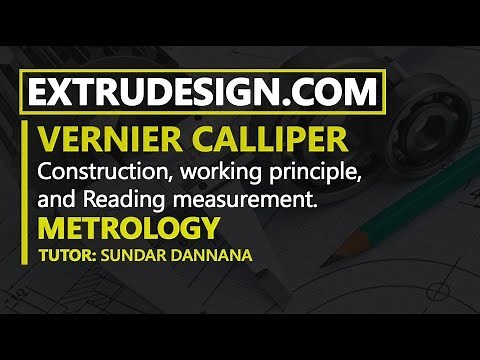 Vernier Caliper Diagram, Construction and working principle