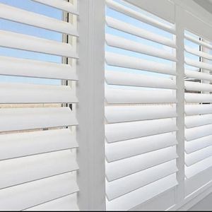 [Hot Item] Hardwood Plantation Shutters for Large Windows China - Made, Durable