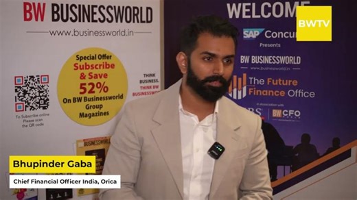 Bhupinder Gaba, CFO – India, Orica | The Future of Finance Office, 2025 | BW Businessworld