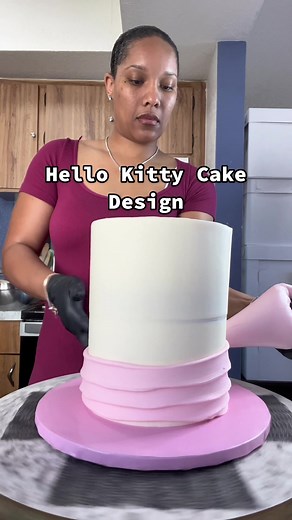 Hello Kitty Cake Design: A Double Barrel Tutorial