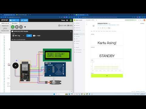 Learn IoT: RFID & Servo Access Control Simulation using ESP32 and Blynk