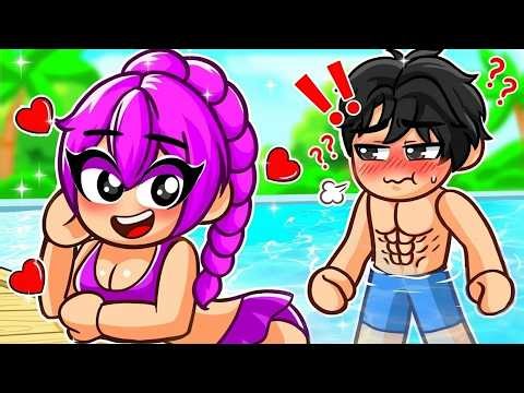 RUMI STUCK at a SAJA BOYS only POOL PARTY?! SprunBlox