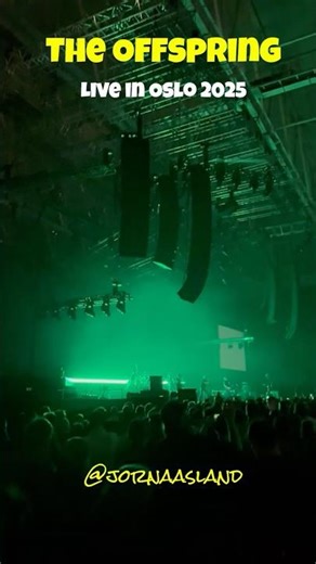 The Offspring LIVE in Oslo 🔥 Unity Arena 2025 #punkrock #offspring #shorts