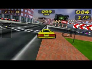 Rush 2 Extreme Racing USA N64: New York Downtown