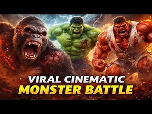 🌋 THE BIGGEST MONSTER BATTLE – KING KONG vs HULK FINAL SHOWDOWN 💥 | EPIC CINEMATIC MONSTER WAR
