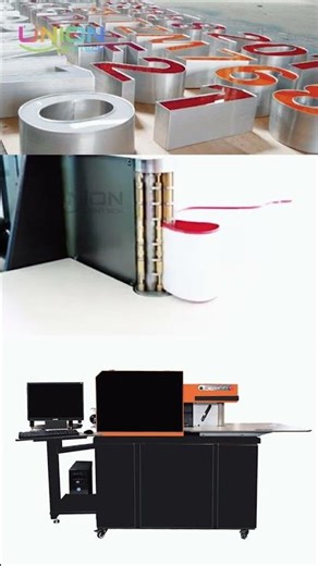 Signage letter bender ULB-180A finish folding aluminum letter making
