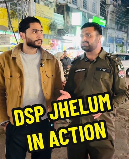DSP Jhelum Takes Action: Stay Safe and Follow Rules