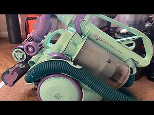 Dyson DC11 in aqua green (very rare!) unboxing and demonstration
