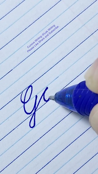 “Good” in Cursive Writing | How to write in cursive | Cursive Handwriting Practice | Cursive Letters
