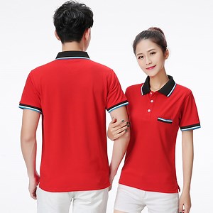 [Hot Item] Fast-Food Restaurant Uniform Short Sleeve  Wholesale Dri Fit Shirts Waitress Uniform Polo Shirt