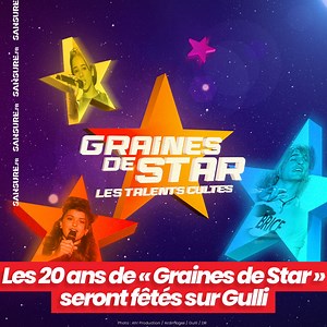 Les 20 ans de « Graines de Star » seront fêtés sur Gulli ! (Vidéos) #GrainesDeStar - SANSURE.FR