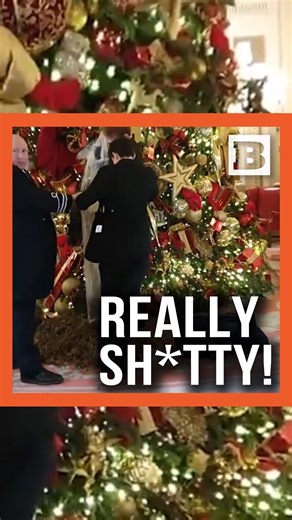 A group of protesters dumped (literally) piles of manure by the Christmas tree in London's Ritz hotel, ostensibly to call for more representation in Parliament. | Breitbart