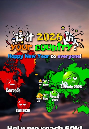 Is it 2026 in your country? (00:00 CET) 🎉🥳 • HAPPY NEW YEAR FROM SPAIN 🇪🇸🎉 • #map #geography #mapping #2026 #madridmaps