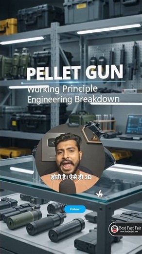 Pellet Gun कैसे काम करती है? 😱 Pellet Gun Mechanism Explained 🔫 Working Principle of Pellet Gun