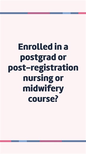 Support for Postgrad Nursing and Midwifery Courses
