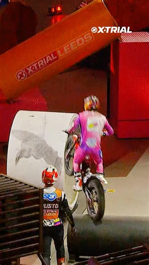 Yes! Of course he can clean the gap 💨🎯 #xtrial #XTrialAND #motorcycle #stunt #motorbike #bike