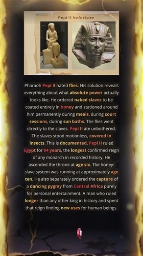 He Ruled Longer Than Any King In History And Used People As Fly Traps