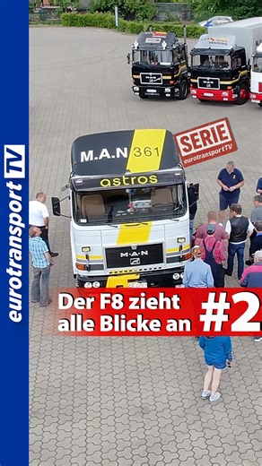 Der MAN F8 ist zurück – nicht als Ausstellungsstück, sondern auf der Straße. Ein echter Klassiker, der Geschichte schrieb – und das auch weiter tun wird. 🎥 Sieh dir an, wie der restaurierte „Auf Achse“-Lkw wieder zum Leben erwacht! 👉 Im nächsten Clip zeigen wir, was der F8 bei den Fans auslöst. Du willst noch mehr sehen? Dann schau dir unsere Reel-Serie an. Oder schau dir das Land-Video an: https://facebook.com/eurotransport.de/videos/1034502408823176/ Übrigens: Wenn du uns folgst, verpasst du