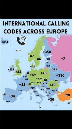 Europe Calling Codes Explained 📞🌍