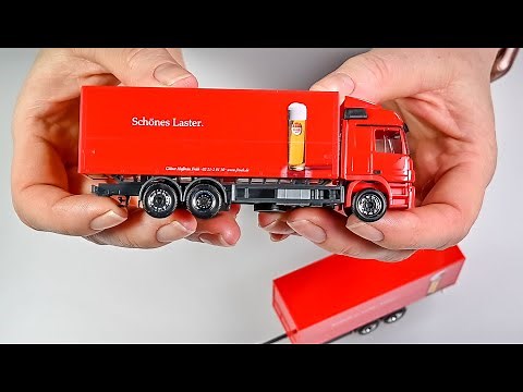Unboxing of 4 Micro 1:87 H0 Scale Herpa Trucks!