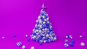 Tree Christmas Balls Growing Dynamically On Stock Footage Video (100% Royalty-free) 1063702765 | Shutterstock