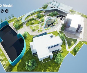 ArtStation - Low poly Modern Park Landscape | Game Assets