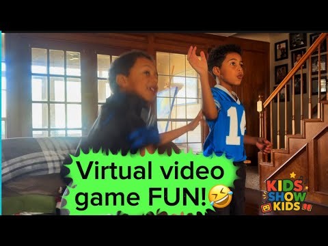 Kinect Adventure Fun! 🎮🔥 Virtual Game Night with Kids Show Kids!