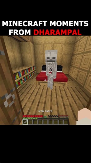 MINECRAFT MOMENTS FROM DHARAMPAL #minecraft #gaming #minecraftmemes #indiangamer #shorts