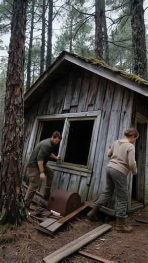 From Ruin to Paradise: Abandoned Cabin Transformation!​