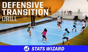Defensive stops transition drill