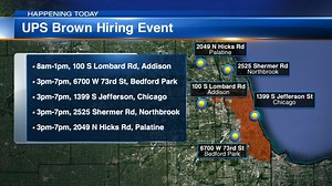 UPS holding hiring events for seasonal jobs