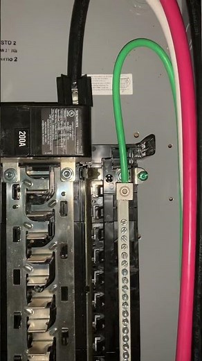 Load center wiring (200 amp)