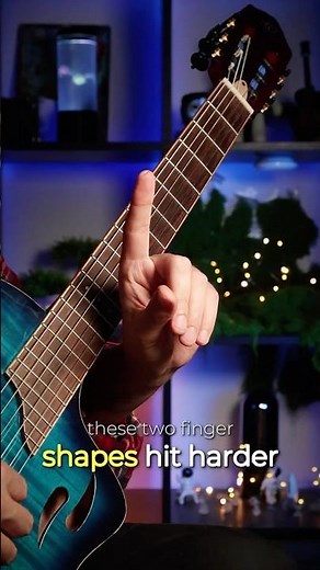 7 Chords, 2 Fingers — No Barre Needed #guitarchords