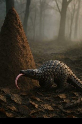 Rare Pangolin Foraging at Dawn| Wildlife Documentary Style #Pangolin #Wildlife #documentary #shorts