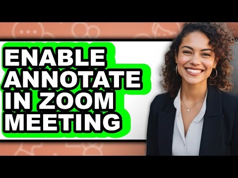 How to Enable Annotate in Zoom Meeting (updated)