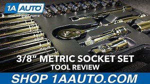 38 Inch Drive Metric Socket Set - Available on 1A Auto